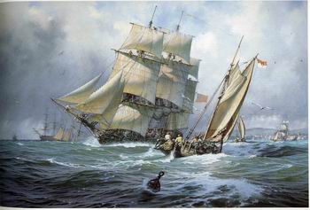 Seascape, boats, ships and warships.101